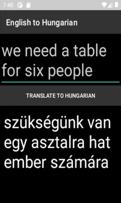 English to Hungarian android App screenshot 0