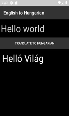 English to Hungarian android App screenshot 3